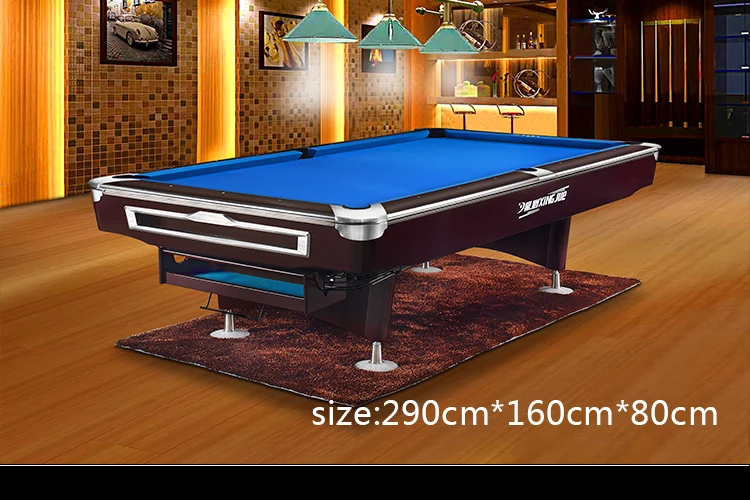 CUTICATE Professional Wood 9 Ball Billiard Pool Table Accessories Reinforced Edges 