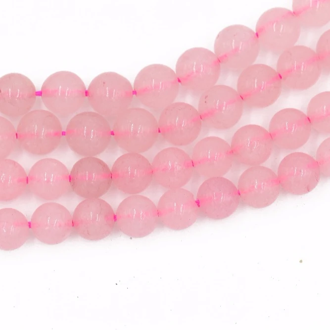 

Bulk Wholesale 8mm gemstone loose beads string rose quartz stone beads for Jewelry