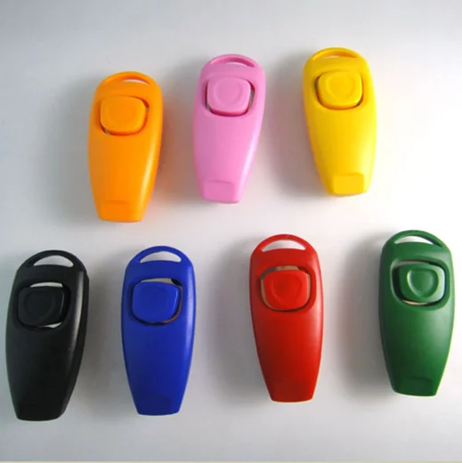 dog clicker with dog whistle