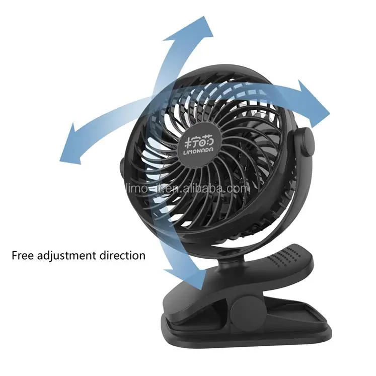 
4 inch USB DC 5V 4.5W mini plastic fan blade, mini portable air cooler summer supplies 