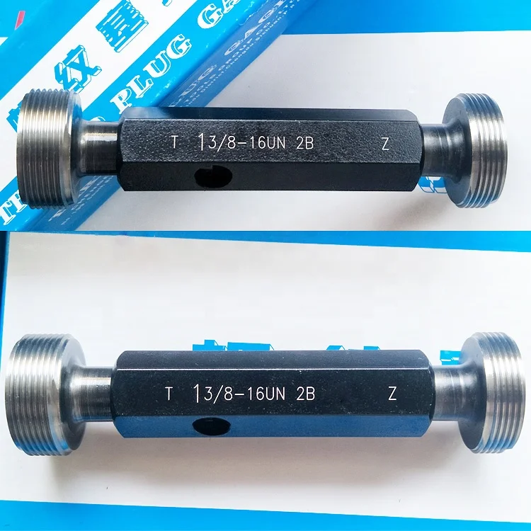 UN UNC UNF UNCF Screw Plug Gages GCR15 Calibrate Go NoGo Thread Plug