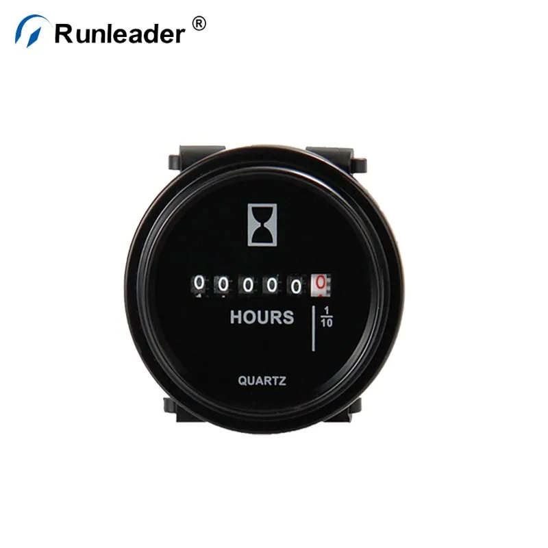 Runleader Dc 6-80v Engine Running Hour Meter For Diesel Atv Generator ...