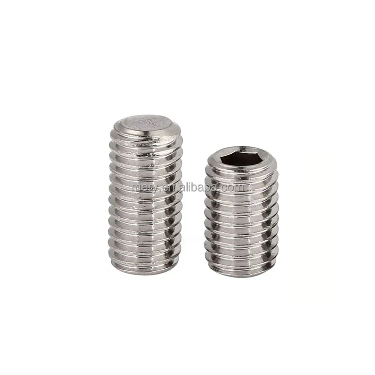 
304 stainless steel hex socket set screw 