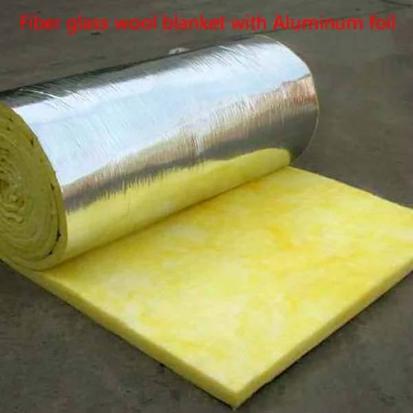 Fireproof Glasswool Insulation Aluminum Foil Faced One Side - Buy Glass ...