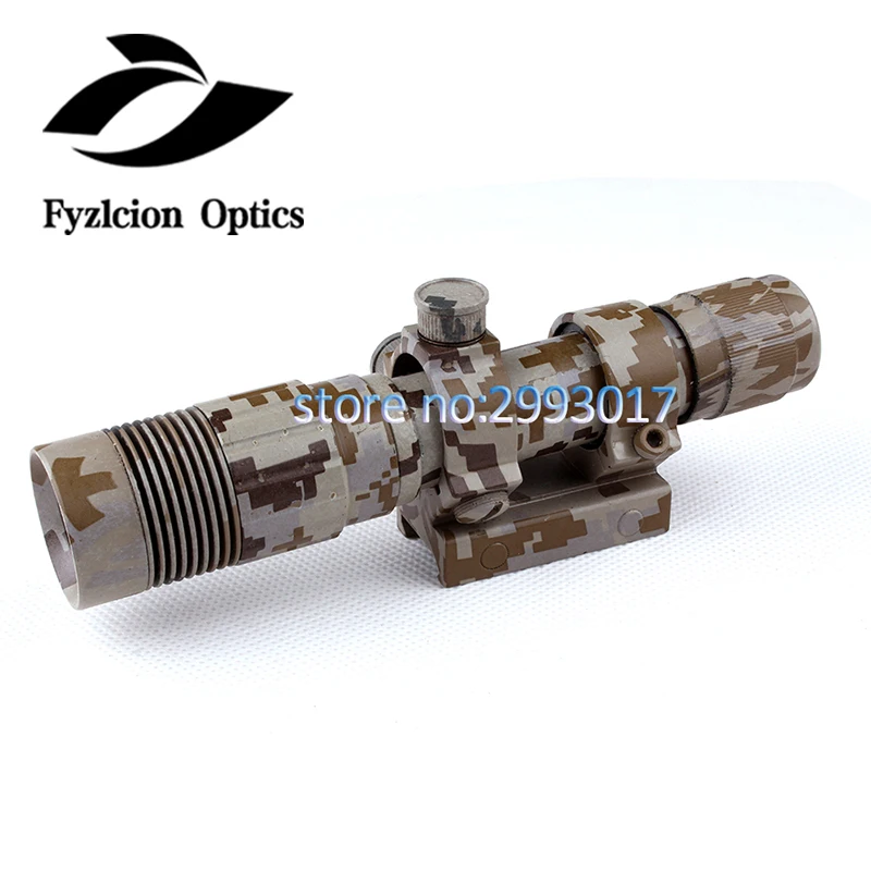 

Tactical Hunting Camo Camouflage ACU Style Adjustable Green Laser Sight Designator Flashlight Picatinny Weaver Mount