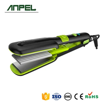 Popular 2 In 1 Wave Machine Hair Flat Iron Hair Straightener And