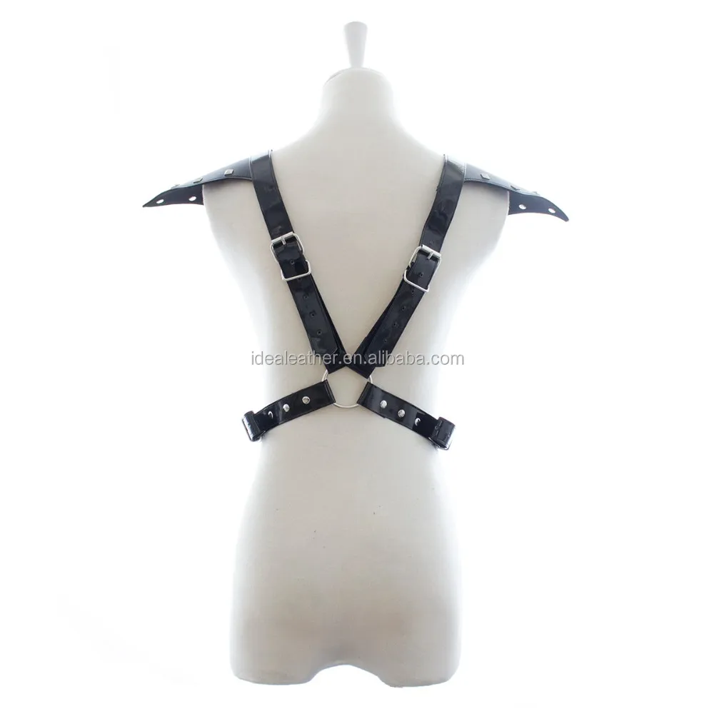 Male Sex Toy China Bondage Products Slave Leather Gay Chest Harnesses