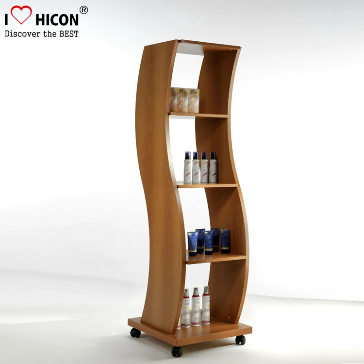 Display Shelf for Hair Wax - Small - Storage Shelving Unit - Wooden Or