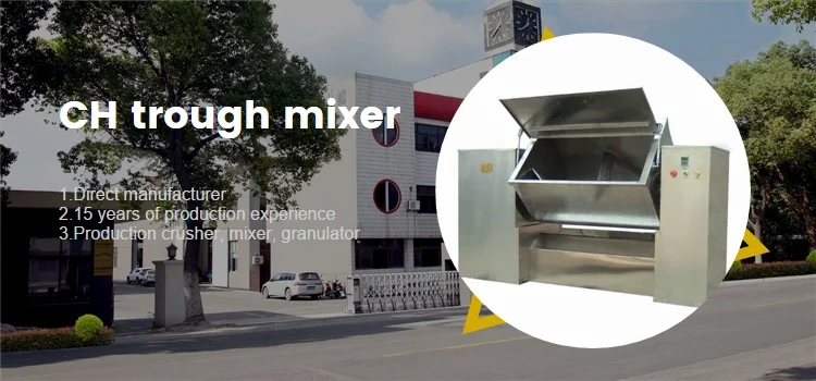 Sch Series Type Bald Extuder Mixer