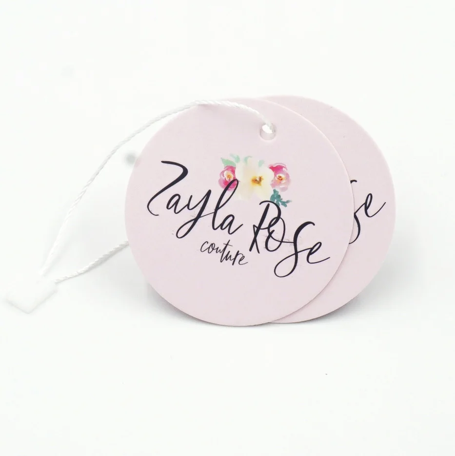 

Clothing swing tags custom brands logos for hair extension hang tags