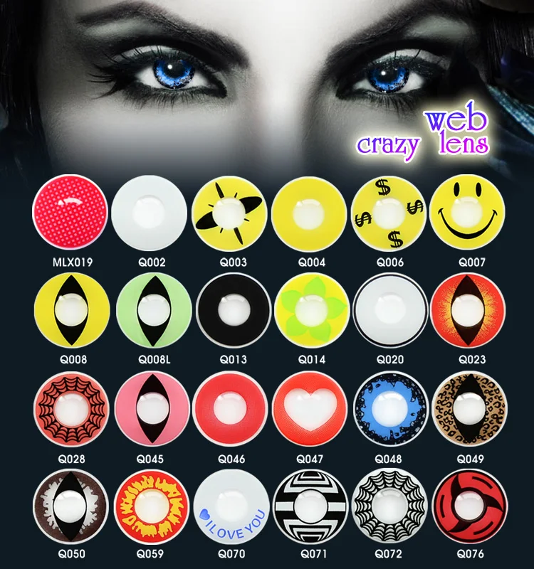 Cheap Contact Lenses Big Size Lens Wholesale Lenses Halloween Crazy