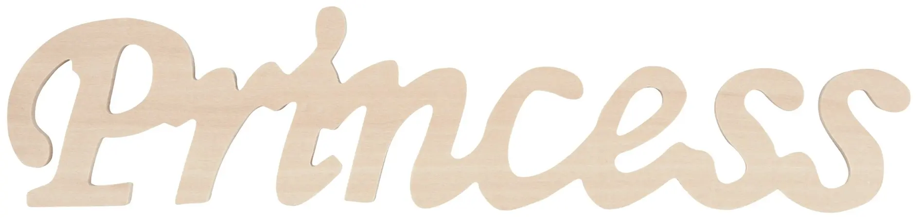 Darice 9110-30 Wood Script Word, Princess