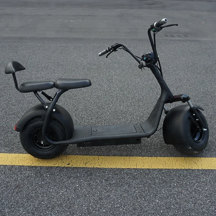 

Emak/COC/EEC electric motorcycle citycoco 2 ruote scooter electric, Black
