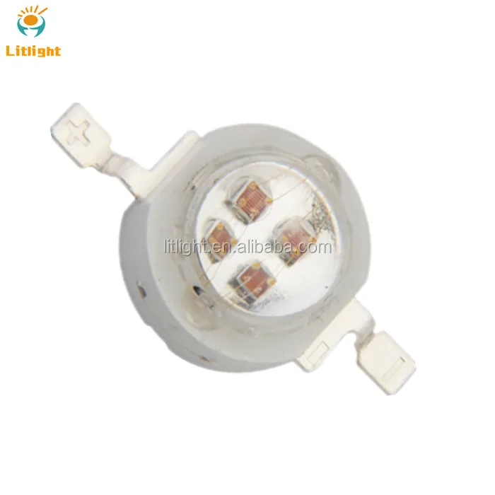 For led grow light Emitting Diode UV 405nm 420nm, Photo Red 650nm to 665nm Bridgelux Epileds High Power 5W 660nm LED Chip