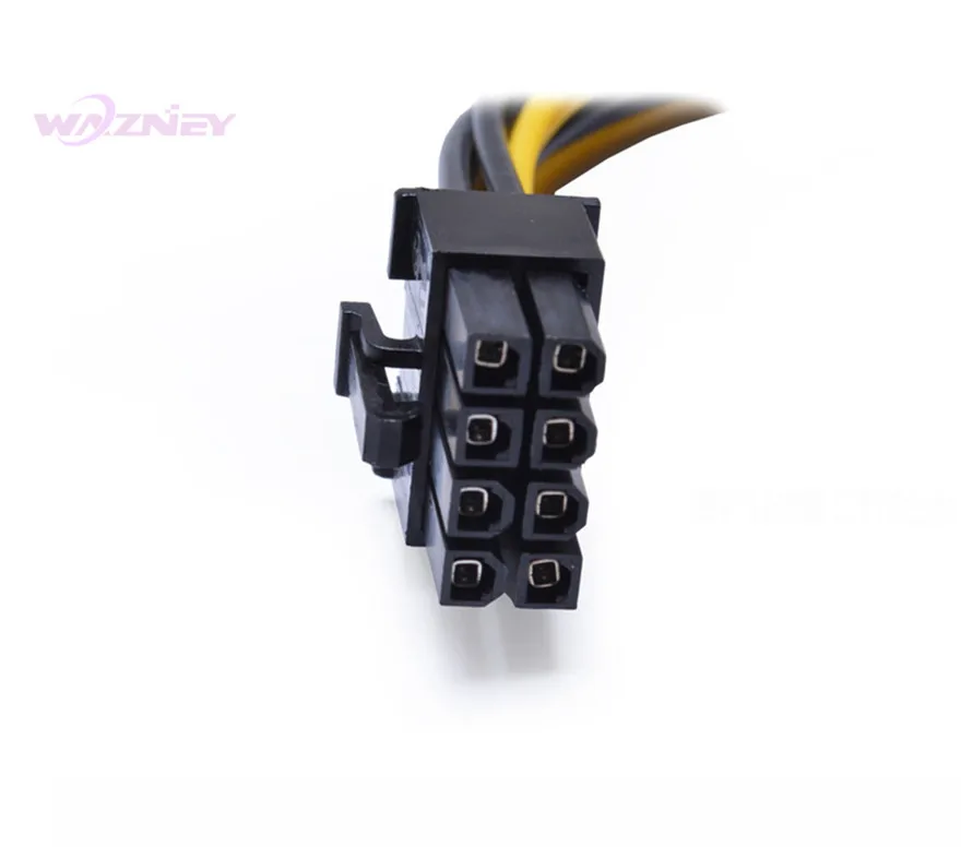 2 Doppio Doppio 4 Pin Molex Ide Maschio A 8 Pin Femmina Pci-e Pcie Pci ...