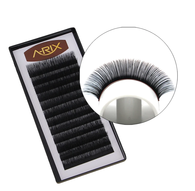 

RTS Fast Shipping Best selling products Private label Ellipse flat lash Eyelash extension, Natural black