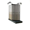 Metal furniture sliding glass door display cabinet