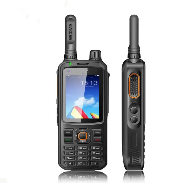 

Waterproof IP54 Two Way Radio 3G Bluetooth WIFI Public Network Radio 32G Sim Card Intercom Transceiver Smartphone radio T298S, Black