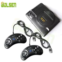

WOLSEN Super Mini 16 Bit Video TV game console AV OUTPUT Super Mini MD Handheld Game Console built in 208 games for sega