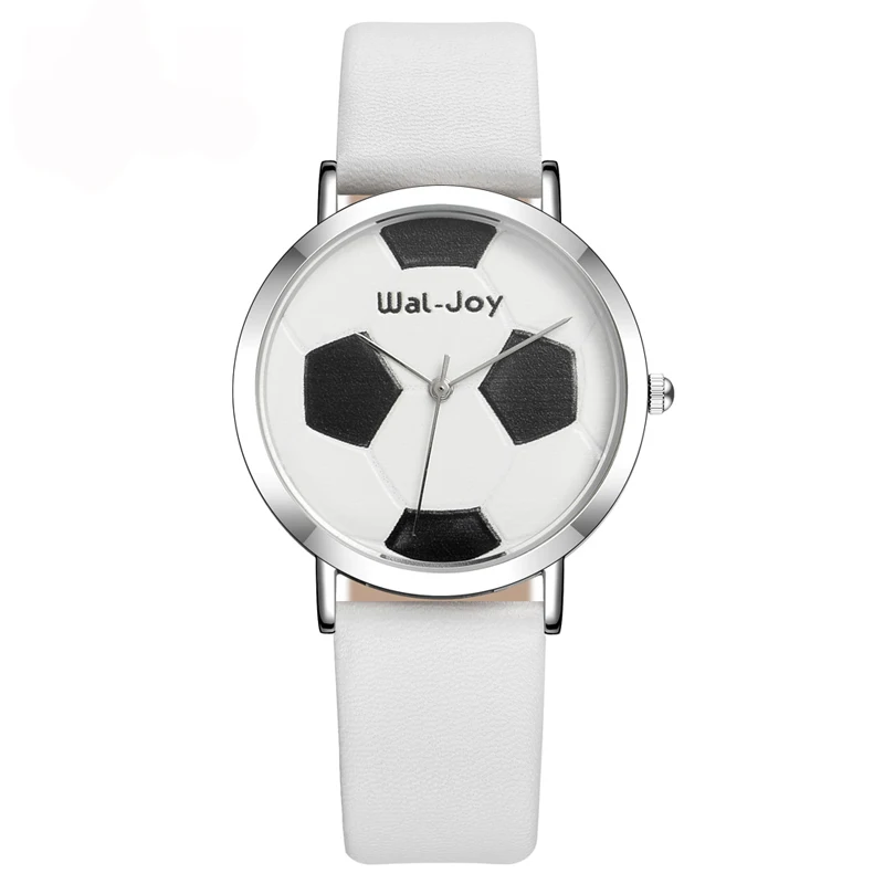 

Stylish Waterproof Quartz New Arrival High Quality Wal-Joy Leather Watch WJ9011, White;black