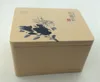 Pretty rectangular shaped metal tin box,camel tin box for tea,gift tin box