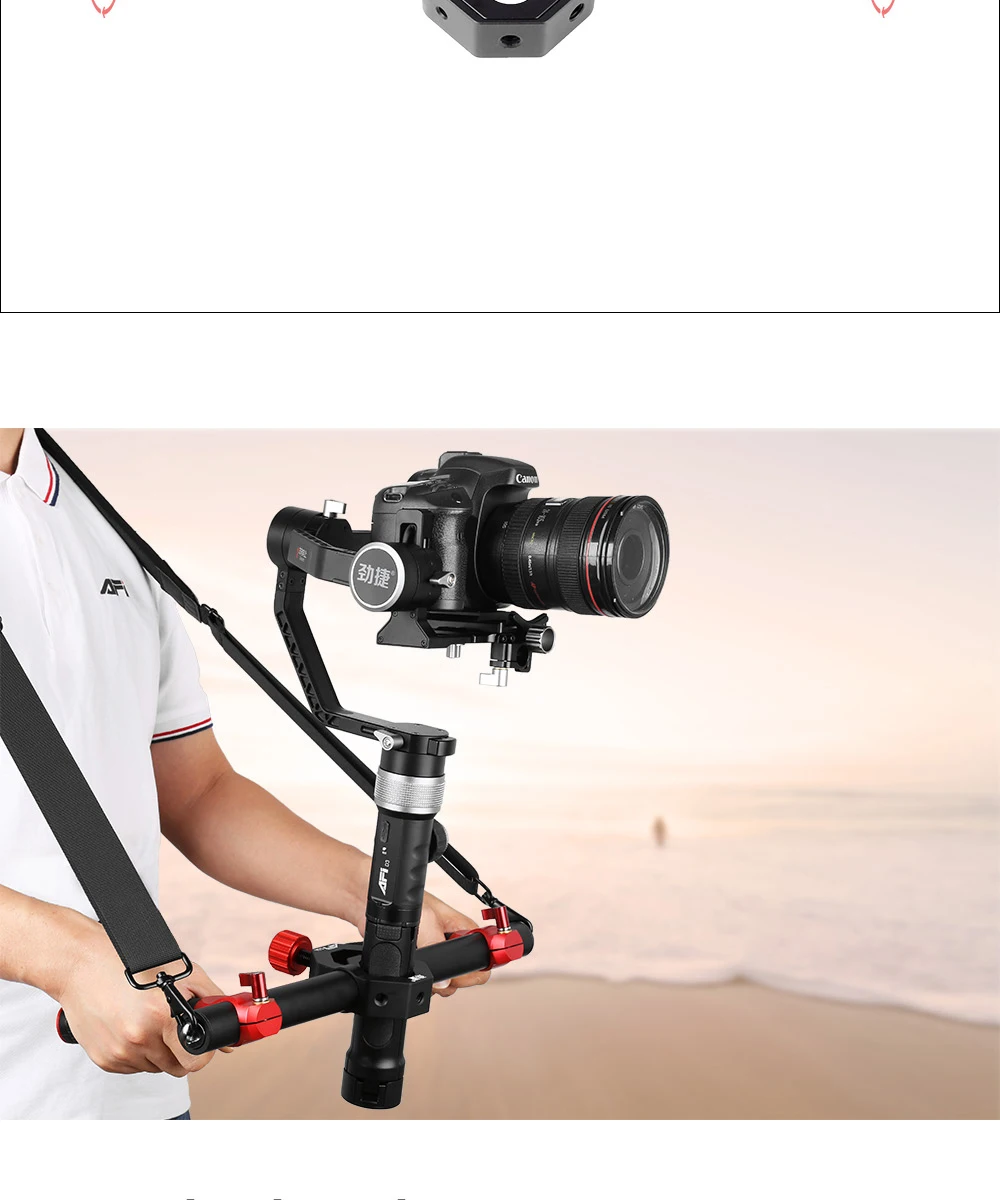 Affordable Stand Drone Dslr Camera 3 Axis Motorized Handheld Gimbal