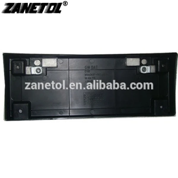 Chevy Logo Black plastic License Plate Frame