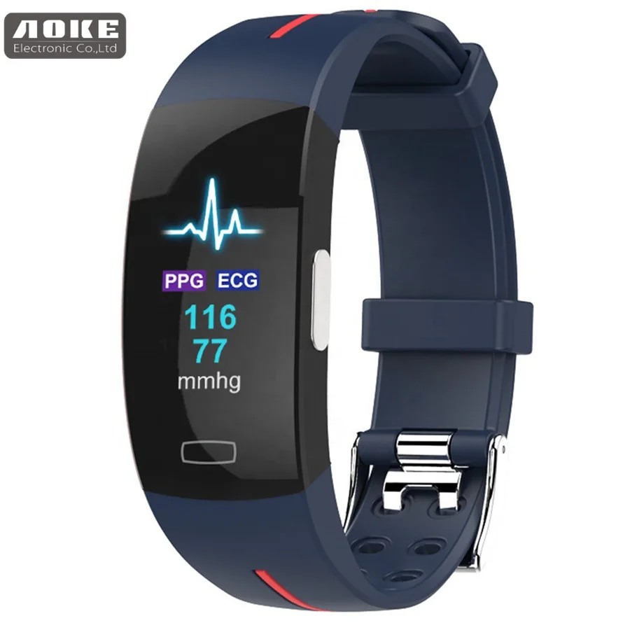 

P3plus smart watch with heart rate blood blood oxygen fitness step tracker IP67 waterproof for PPG + ECG smart band