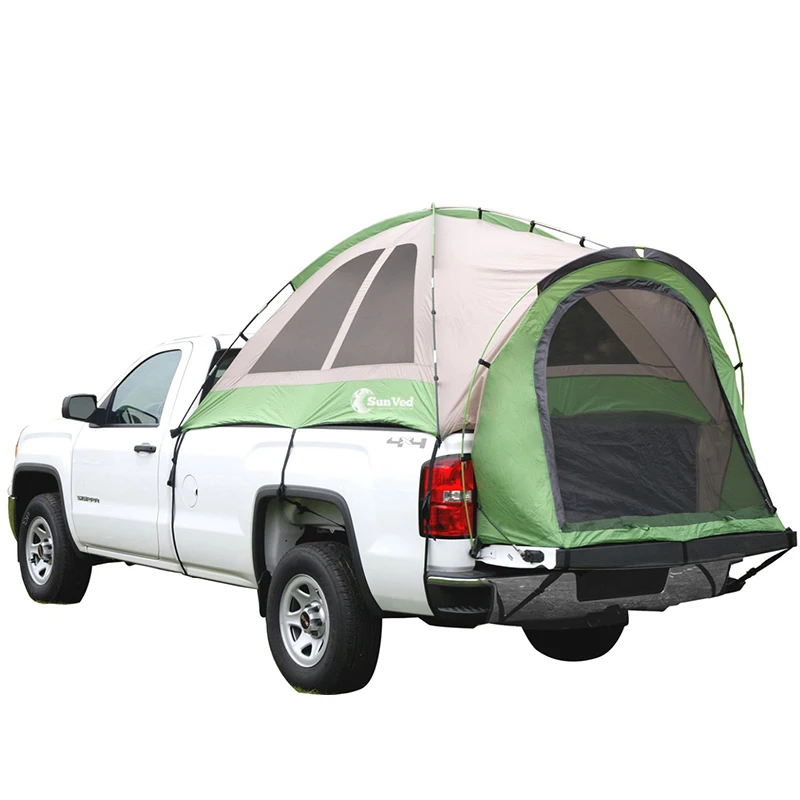 

custom camping portable folding 2 person pick up truck tent