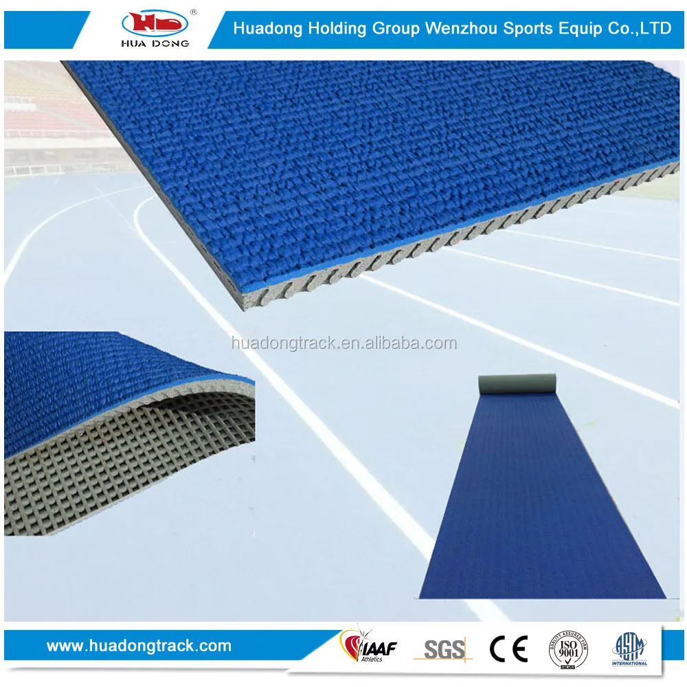 
400m stadium runway material outdoor mat synthetic rubber running track 
