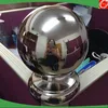 Post mounted stainless steel ball for balustrade