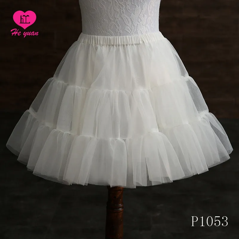 P1053 New Design 5-hoops Crinoline Puffy Petticoat For Bridal Girl ...