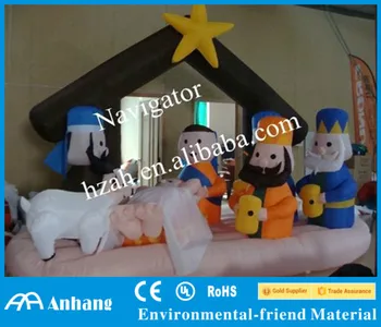 Christmas Inflatable Nativity Scenes Yard Decor Buy Inflatable