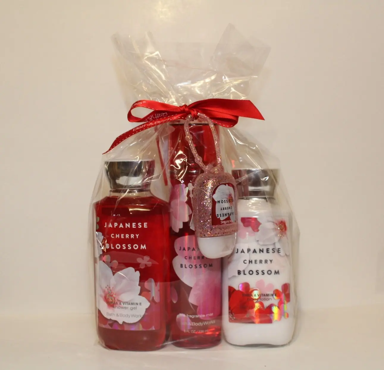 Buy Bath Body Works Signature Collection Japanese Cherry Blossom Shower Gel Fine Fragrance Mist Body Lotion Pocketbac Sanitizing Hand Gel Pocketbac Holder Gift Bundle