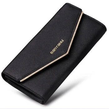 Banyanu レディースエンベロープ V シェイプの女性財布カラフルなクリスタルディアマンテ本革財布 Buy 封筒女性財布 高級ブランド女性財布 本革クラッチ財布 Product On Alibaba Com