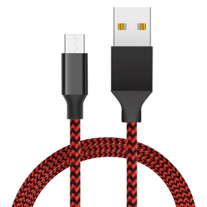 Nylon Braided USB C Micro USB & iPhone Charging Cable
