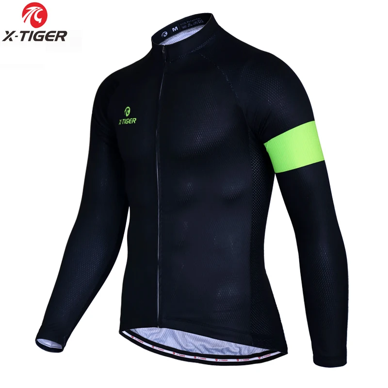 

X-TIGER Top Quality Cycling Jerseys Man Long Sleeve Road Bike Jersey Maillot Ropa Ciclismo Mountain Bicycle Clothing Jerseys