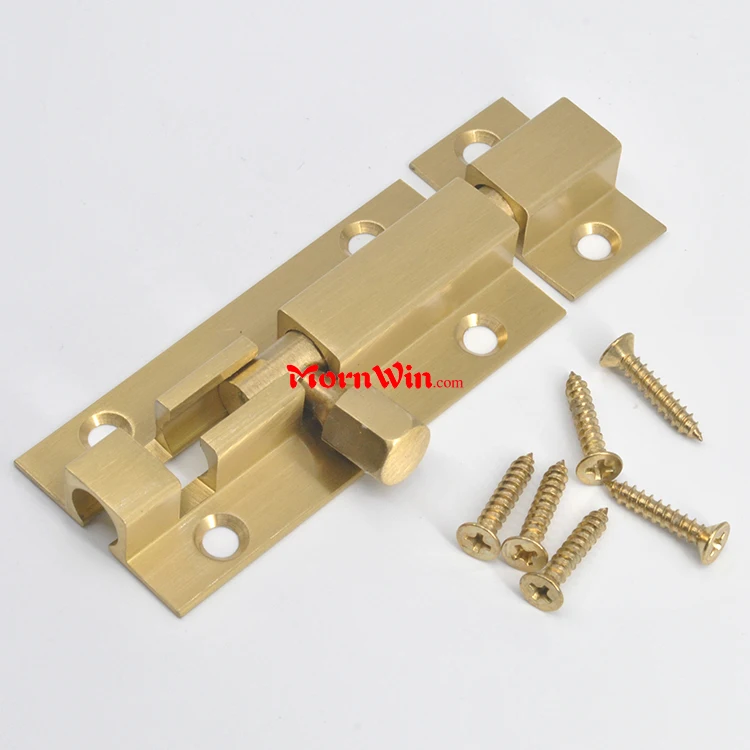 Luxury Solid Brass Door Flat Bolt Tower Bolt Buy Antique Brass Smooth