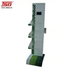 retail store pos robot cleaner wood display stand with LCD,body electronic weighing scale display rack
