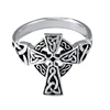 China factory Antique Celtic Irish Cross Rings,mens celtic finger rings (YZ-019)