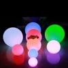 custom sizes remote control rgb color changing rechargeable waterproof illuminated ball light led swimming pool glow balls
