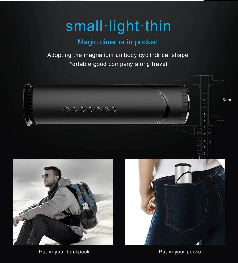 
Best Projector 2019 Mini android DLP RK3128 quad core android 5.1 1GB 8GB kodi fully loaded digital portable projector 