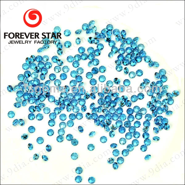 

2GS01011A Good Quality and Factory Price Round 3mm Swiss Blue CZ Stone, Muti colors avaiable