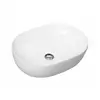 HY8015 Sanitary ware high cleaning glaze ceramic wash basins barber bathroom basin sink