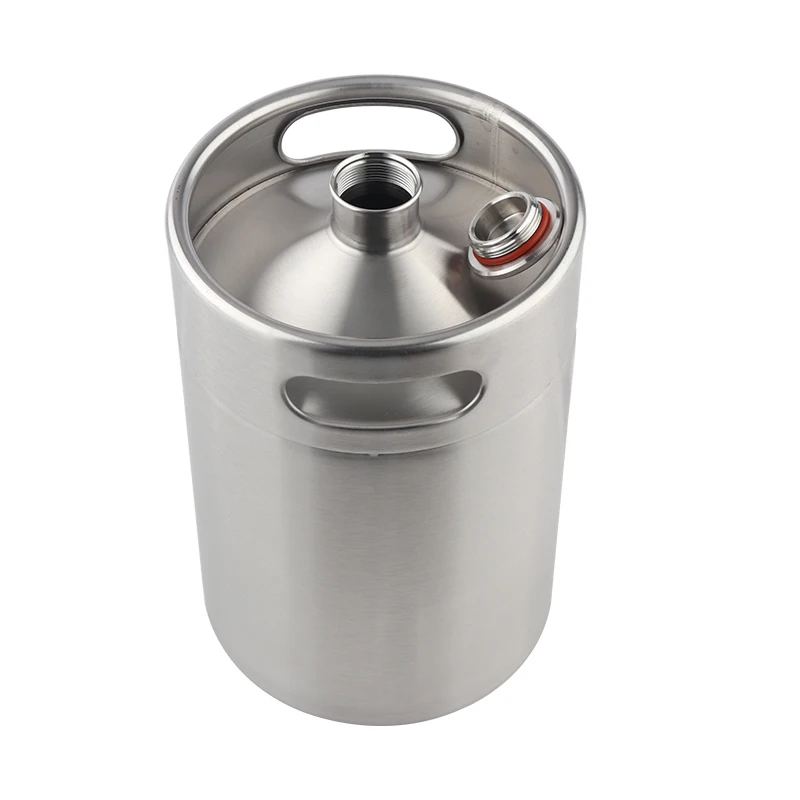 Home Brewing 5l Mini Beer Keg 170oz Beer Growler For Parties Camping Fishing With Custom Logo