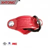 FM/UL Approved Ductile Iron Grooved Pipe Fittings Threaded Mechanical Tee for drinking water system