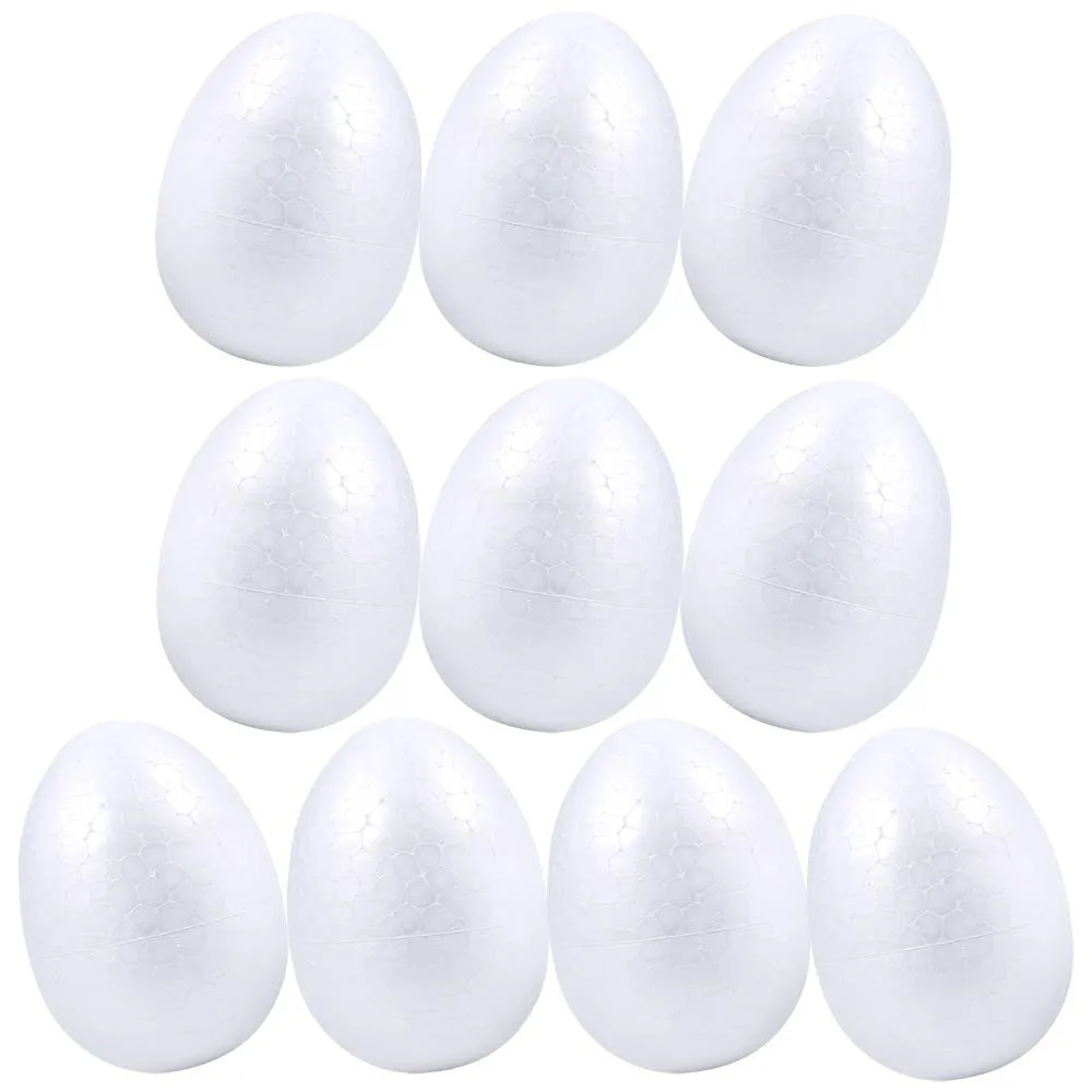 High Quality White Decorative Styrofoam Easter Plastic Eggs Same Big As ...