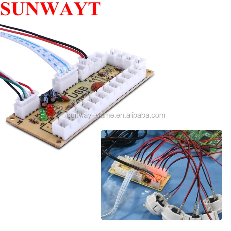 Zero Delay Arcade Usb Encoder Pc To Jamma Joystick Usb Controls For