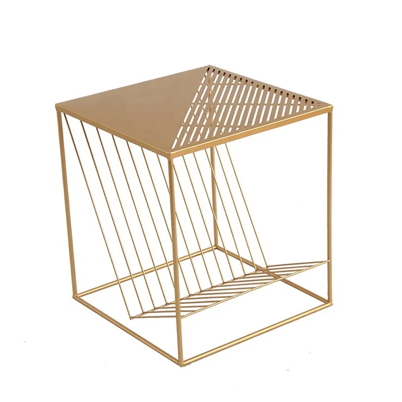 

Modern Minimalist Nordic Isometric Triangle Square Table Home Decoration, Gold,white,black