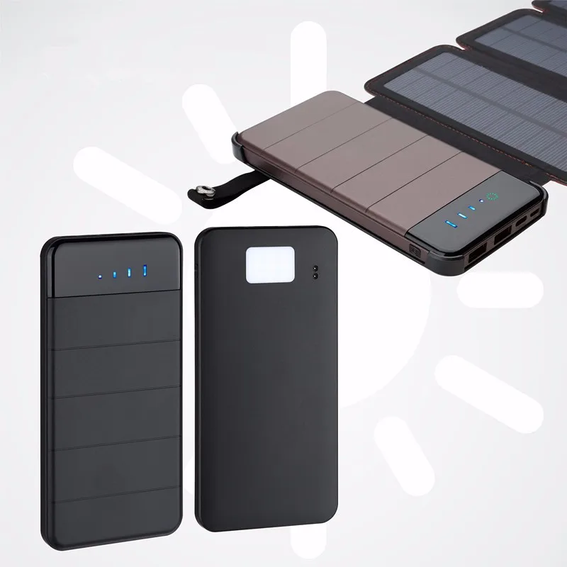 Waterproof Outdoor Portable Backpack Sunpower Panel 10000mAh Dual USB Solar Phone Charger Power Bank - ANKUX.COM